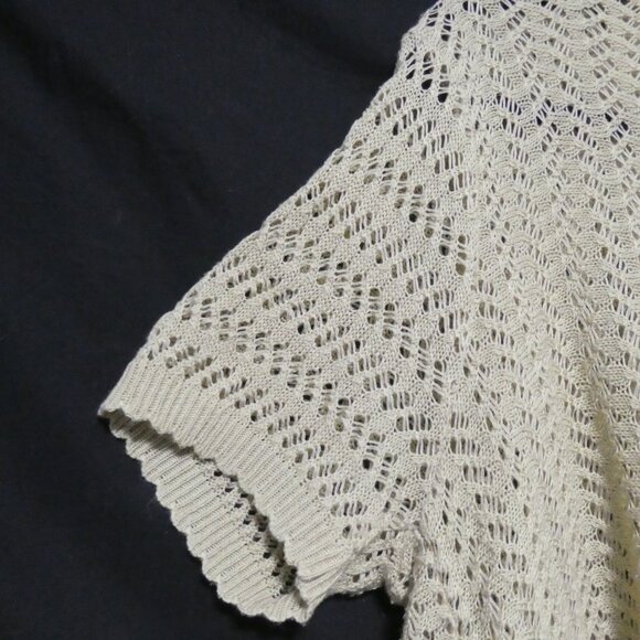 JASON MAXWELL | large | Short Sleeve Open Knit Cardigan - Picture 10 of 16